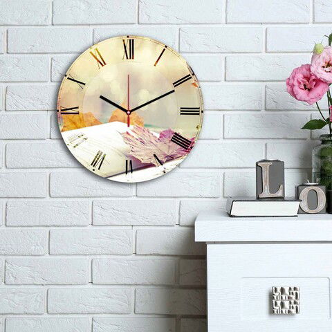 Ceas de perete, 3030MS-039, MDF, ø30 cm, Multicolor