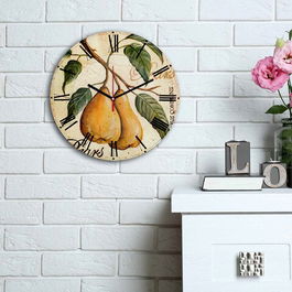 Ceas de perete, 3030MS-056, MDF, ø30 cm, Multicolor