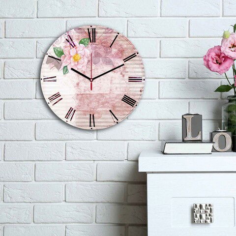 Ceas de perete, 3030MS-099, MDF, ø30 cm, Multicolor