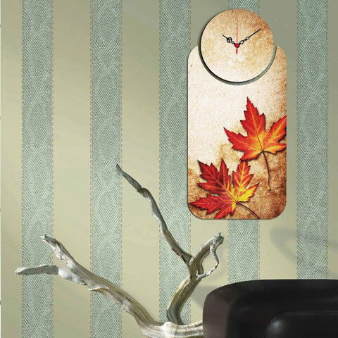 Set ceas si tablou decorativ, YMS-15, MDF , Dimensiune: 68 x 32 cm, Multicolor