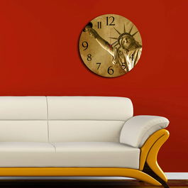 Ceas de perete, Ms-37, MDF, ø40 cm, Multicolor