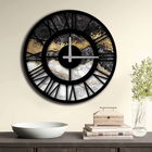 Ceas de perete, 5050MS-027, MDF, ø50 cm, Multicolor