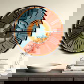 Ceas de perete, 5050MS-034, MDF, ø50 cm, Multicolor