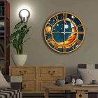 Ceas de perete, 5050MS-083, MDF, ø50 cm, Multicolor
