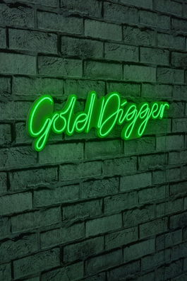 Decoratiune luminoasa LED, Gold Digger, Benzi flexibile de neon, DC 12 V, Verde