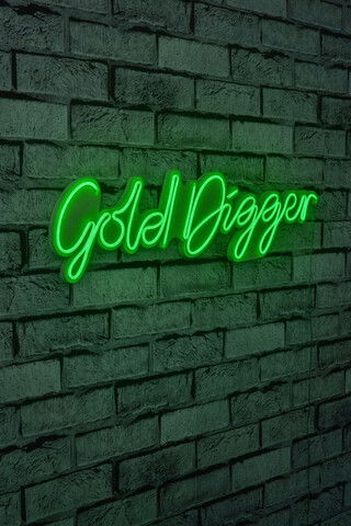 Decoratiune luminoasa LED, Gold Digger, Benzi flexibile de neon, DC 12 V, Verde