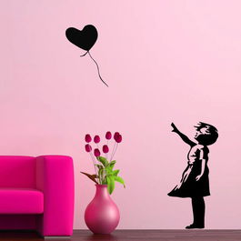 Sticker decorativ, S-175, Vinilin, Dimensiune: 115 x 90 cm, Negru