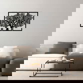 Decoratiune de perete, Ağaç 5, Lemn, 105 x 66 cm, Negru