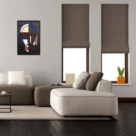 Decoratiune de perete, Aleyna, Placaj, Dimensiune: 39 x 59 cm, Multicolor