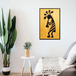 Decoratiune de perete, Vuvuzela, Placaj, Dimensiune: 39 x 59 cm, Multicolor