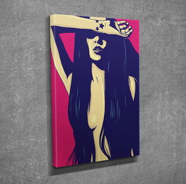 Tablou decorativ, DC122, Canvas, 30 x 40 cm, Multicolor