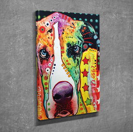 Tablou decorativ, DC124, Canvas, 30 x 40 cm, Multicolor