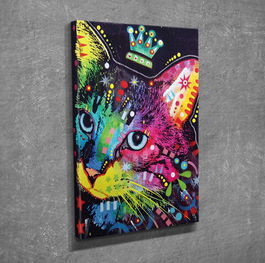 Tablou decorativ, DC123, Canvas, 30 x 40 cm, Multicolor