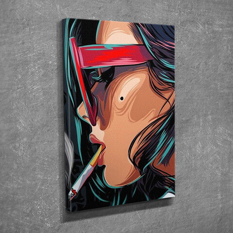 Tablou decorativ, DC133, Canvas, 30 x 40 cm, Multicolor