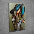 Tablou decorativ, DC135, Canvas, 30 x 40 cm, Multicolor
