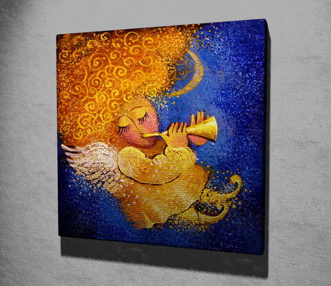 Tablou decorativ, KC069, Canvas, Dimensiune: 45 x 45 cm, Multicolor