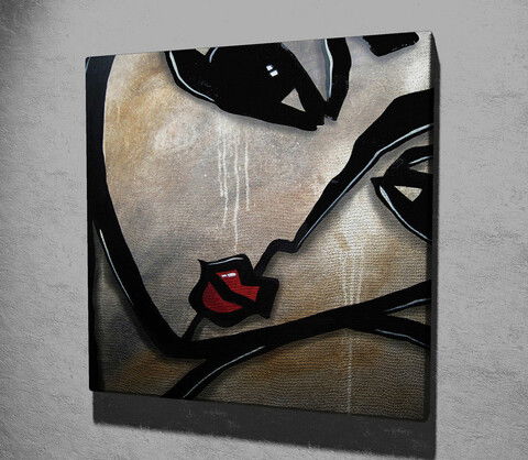 Tablou decorativ, KC087, Canvas, Dimensiune: 45 x 45 cm, Multicolor