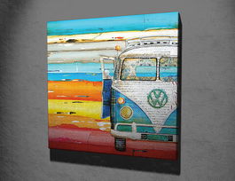 Tablou decorativ, KC103, Canvas, Dimensiune: 45 x 45 cm, Multicolor