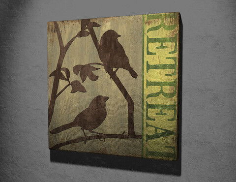 Tablou decorativ, KC108, Canvas, Dimensiune: 45 x 45 cm, Multicolor
