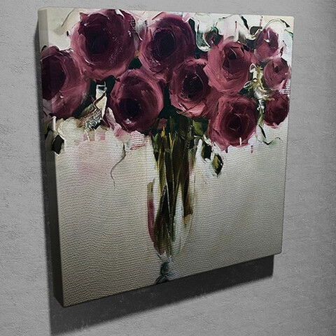 Tablou decorativ, KC121, Canvas, Dimensiune: 45 x 45 cm, Multicolor