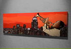 Tablou decorativ, PC045, Canvas, 30 x 80 cm, Multicolor