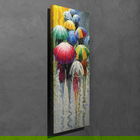 Tablou decorativ, PC96, Canvas, 30 x 80 cm, Multicolor