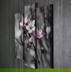 Set 3 tablouri decorative, UC040, Canvas, 45 x 20 cm, Multicolor