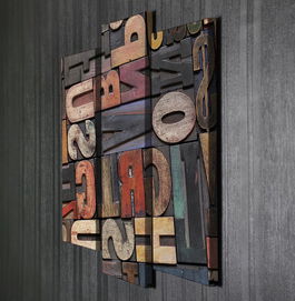 Set 3 tablouri decorative, UC041, Canvas, 45 x 20 cm, Multicolor