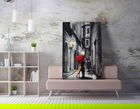 Tablou decorativ, WY92 (70 x 100), 50% bumbac/50% poliester, Lemn, Multicolor