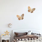 Decoratiune de perete, Farfalla 2, Metal, Dimensiune: 32 x 29 cm, Multicolor