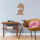 Decoratiune de perete, Horse2, Metal, 30 x 50 cm, Cupru