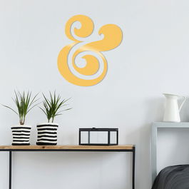 Decoratiune de perete, Ant Metal Decor, Metal, Dimensiune: 42 x 46 cm, Auriu