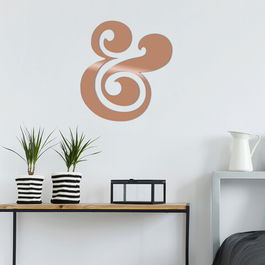 Decoratiune de perete, Ant, Metal, Dimensiune: 42 x 46 cm, Cupru