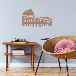 Decoratiune de perete, Colessıum, Metal, Dimensiune: 48 x 28 cm, Cupru