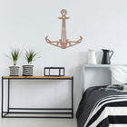 Decoratiune de perete, Anchor2, Metal, Dimensiune: 52 x 55 cm, Cupru