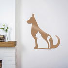 Decoratiune de perete, Cat And Dog, Metal, Dimensiune: 56 x 60 cm, Cupru