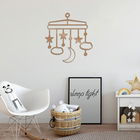 Decoratiune de perete, Night 1, Metal, Dimensiune: 50 x 52 cm, Cupru
