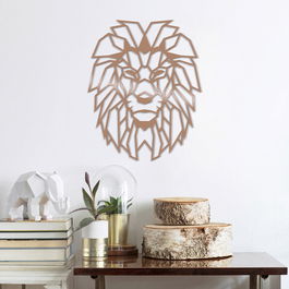 Decoratiune de perete, Lıon, Metal, Dimensiune: 40 x 50 cm, Cupru