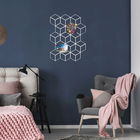 Decoratiune de perete, Moodboard 1, Metal, Dimensiune: 45 x 60 cm, Argintiu