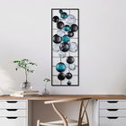 Decoratiune de perete, Camber, Metal, 90 x 32 x 4 cm, Multicolor