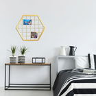 Decoratiune de perete, Moodboard 8, Metal, Dimensiune: 60 x 52 cm, Auriu