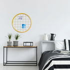 Decoratiune de perete, Moodboard 7, Metal, Dimensiune: 55 x 55 cm, Auriu