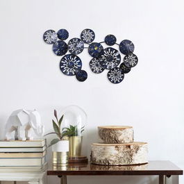 Decoratiune de perete, Love3, Metal, Dimensiune: 62 x 34 cm, Multicolor