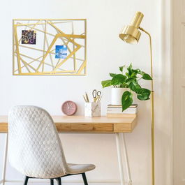 Decoratiune de perete, Moodboard 6, Metal, Dimensiune: 65 x 50 cm, Auriu