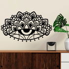 Decoratiune de perete, Mandala-S-4, Metal, 100 x 60 cm, Negru