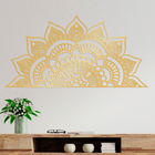 Decoratiune de perete, Mandala-S-3-Gold, Metal, Dimensiune: 118 x 1,5 x 59 cm, Auriu