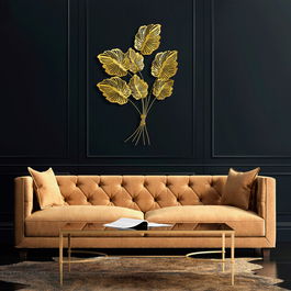 Decoratiune de perete, Taliptra, Metal, Dimensiune: 115 x 107 cm, Multicolor