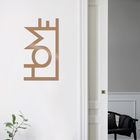 Decoratiune de perete, Home, Metal, Dimensiune: 28 x 50 cm, Cupru