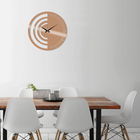 Ceas de perete, Metal Wall Clock 8, Metal, Dimensiune: 48 x 48 cm, Cupru