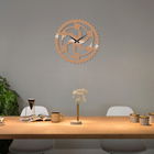 Ceas de perete, Metal Wall Clock 12, Metal, Dimensiune: 48 x 48 cm, Cupru